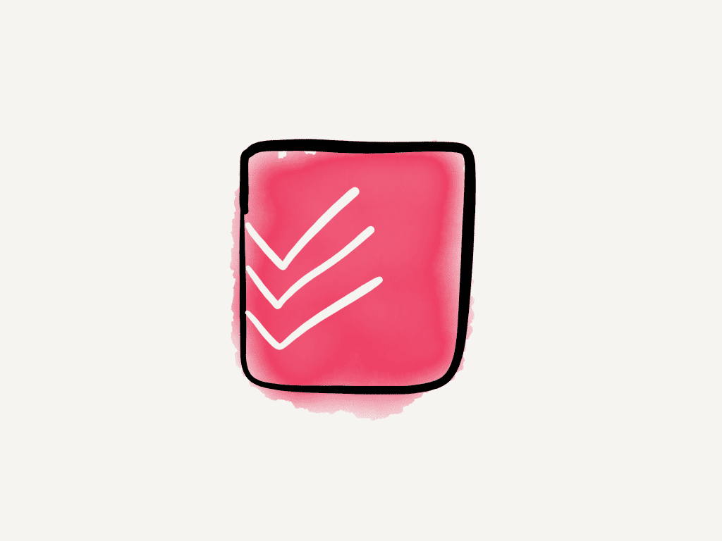 hand drawn todoist icon